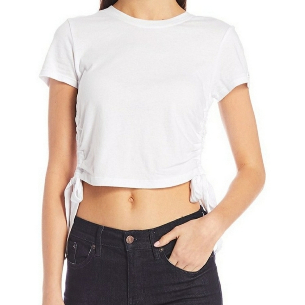 CALVIN KLEIN ; COTTON SIDE TIE TSHIRT ; NWT